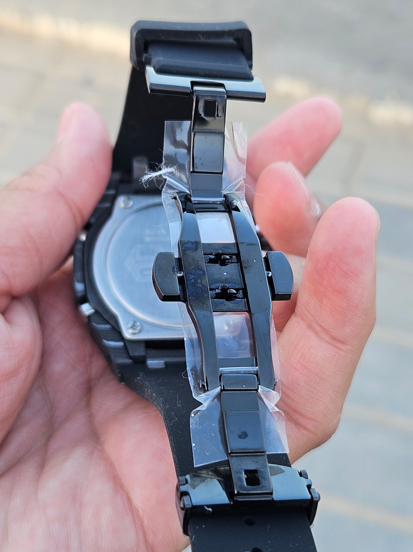 Custom G-SHOCK GA-2100 with Carbon Fiber Case – Rainbow Dial